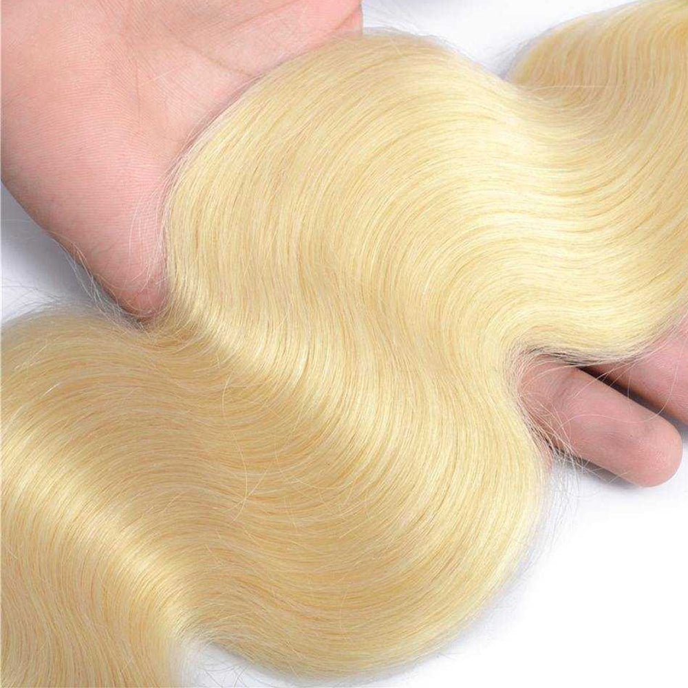 M Hair 613# Blonde Bundle Body Wave 100% Virgin Human Hair