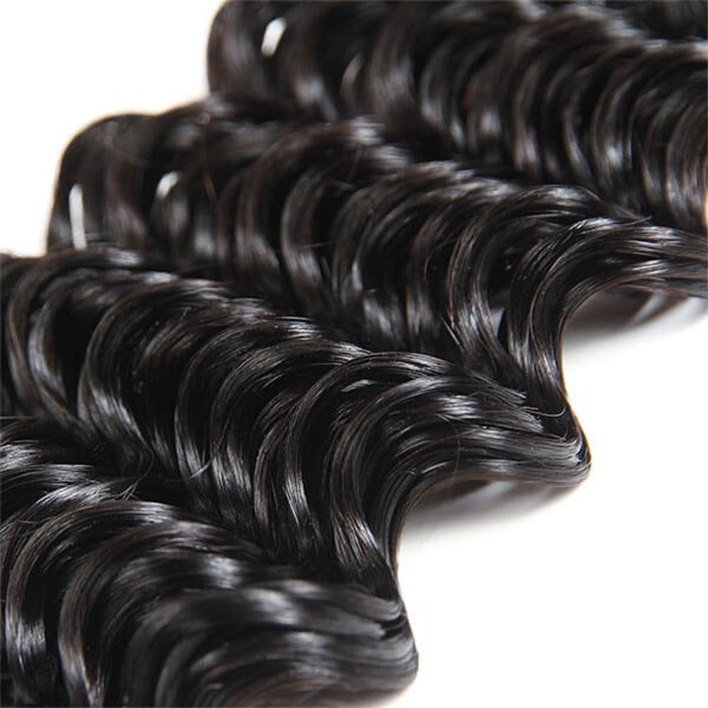 M Hair Bundle Deep Wave 100% Virgin Human Hair