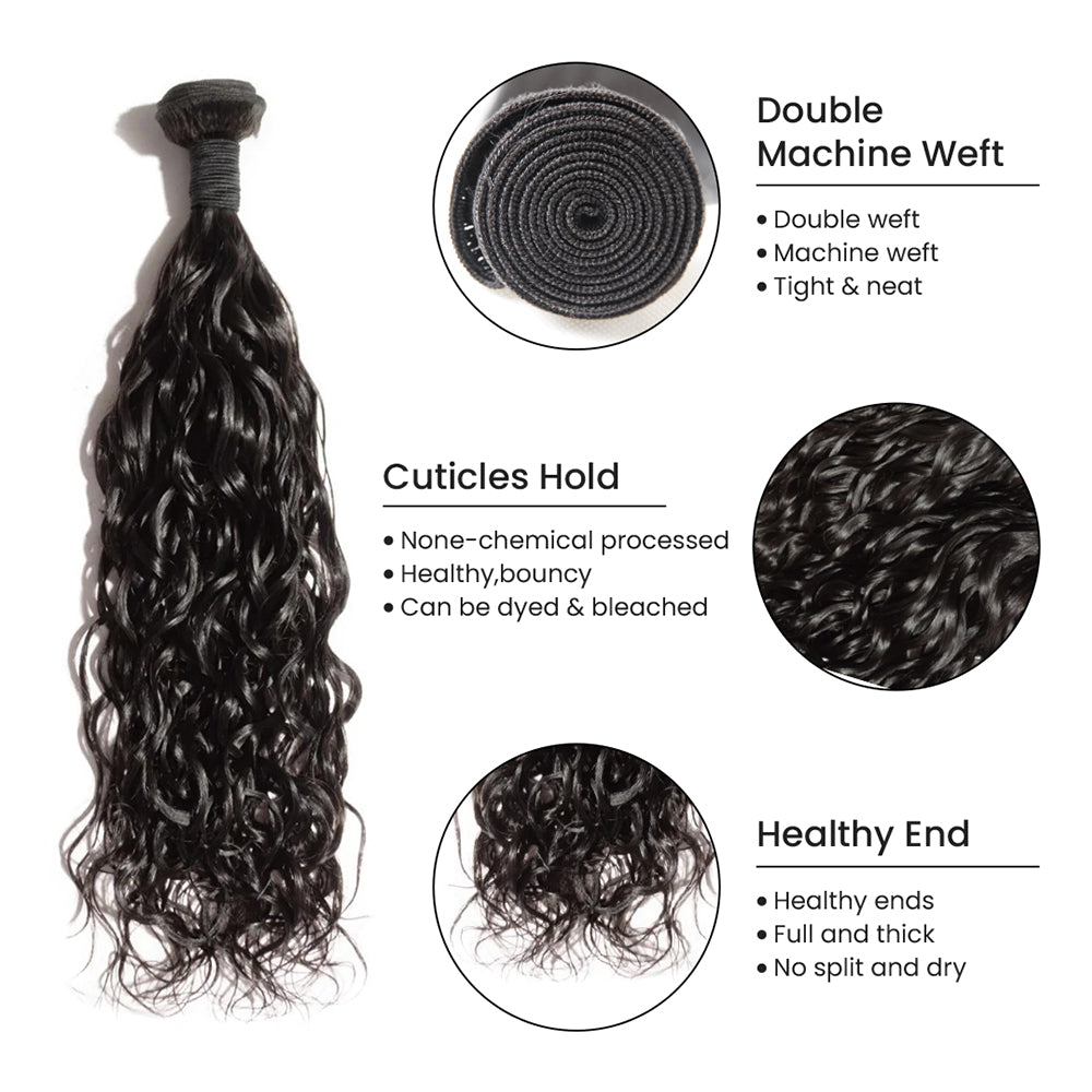 M Hair Bundle Nature Wave 100% Virgin Human Hair