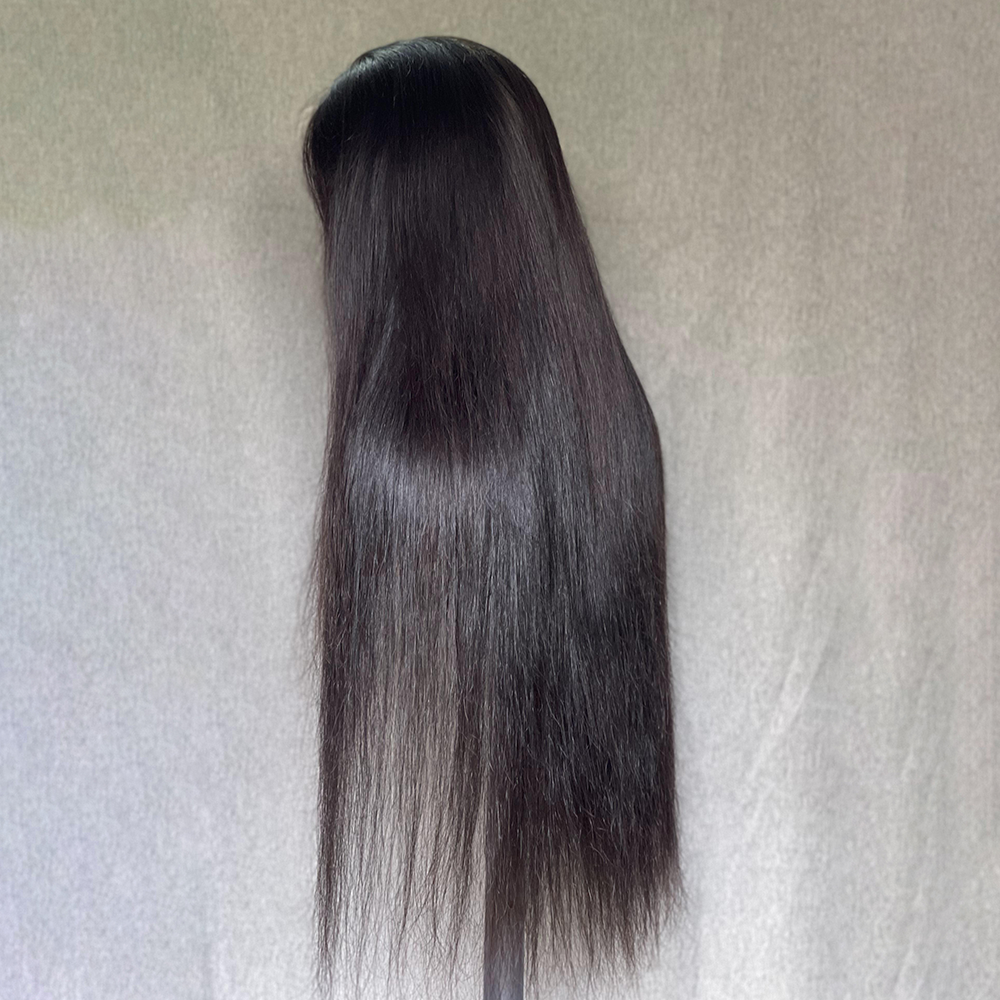M Hair 200% Density Silky Straight 13x4 HD Lace Full Frontal Wig 100% Human Hair