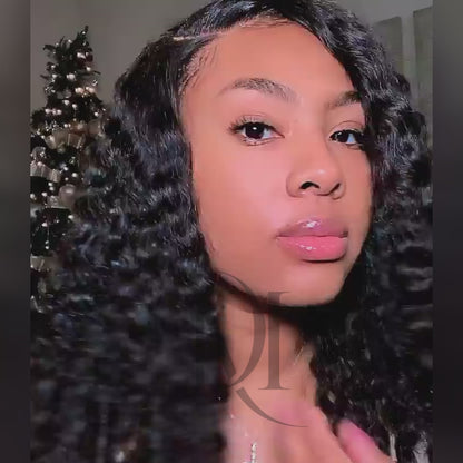 M Hair 200% Density Silky Burmese Curly 13x4 HD Lace Full Frontal Wig 100% Human Hair